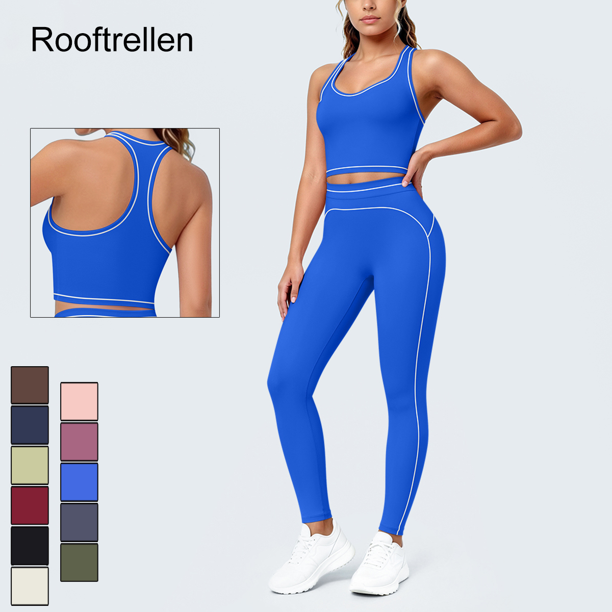 Yoga Fitness Body - Set Yoga Olahraga Musim Panas Wanita,