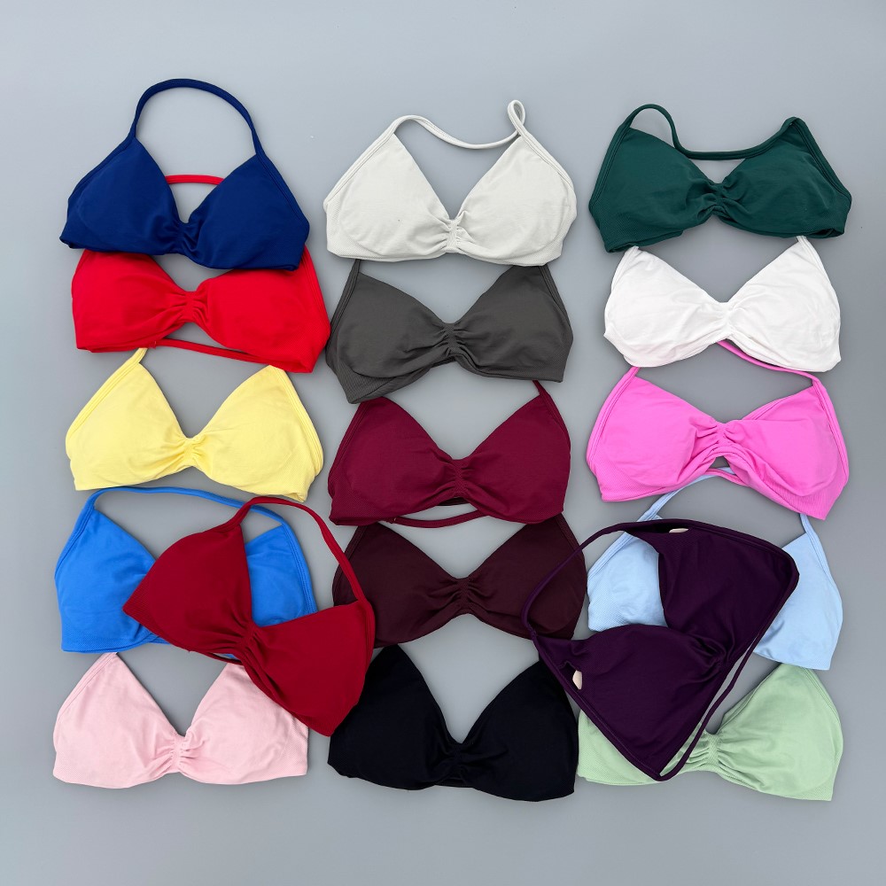 Yoga Fitness Tapis - Bra Olahraga Wanita dengan Tali Tipis,