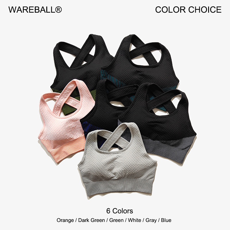 Yoga Fitness Body - WAREBALL Bra olahraga Yoga 6 warna,