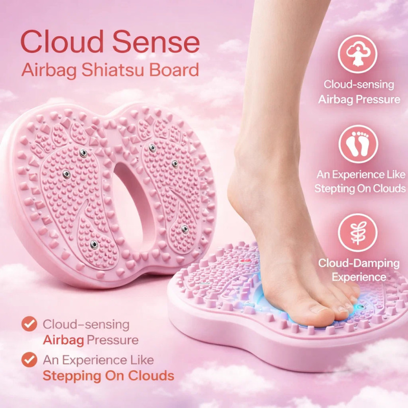 Yoga Fitness Tapis - Alas Pijat Kaki Tiup dengan Permukaan