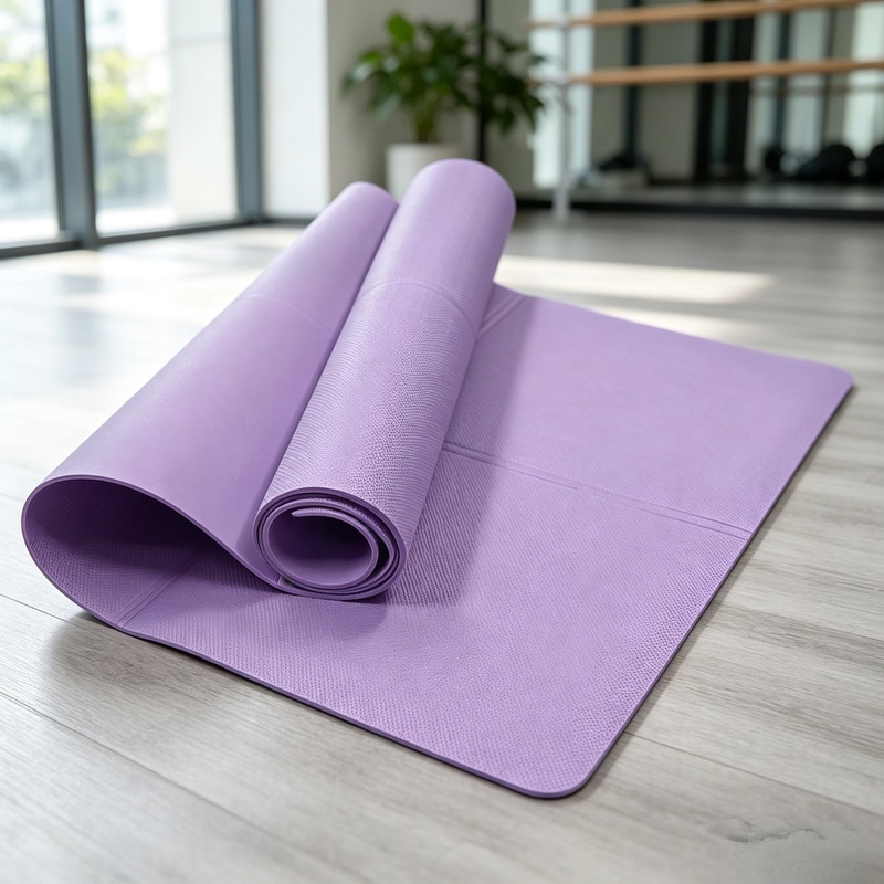 Gym Floor Mats - Matras Yoga Anti-Selip Tebal 4mm, Bantalan