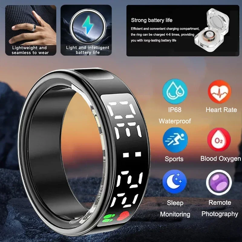 Wrist Wraps Fitness - Cincin pintar untuk pria wanita, detak