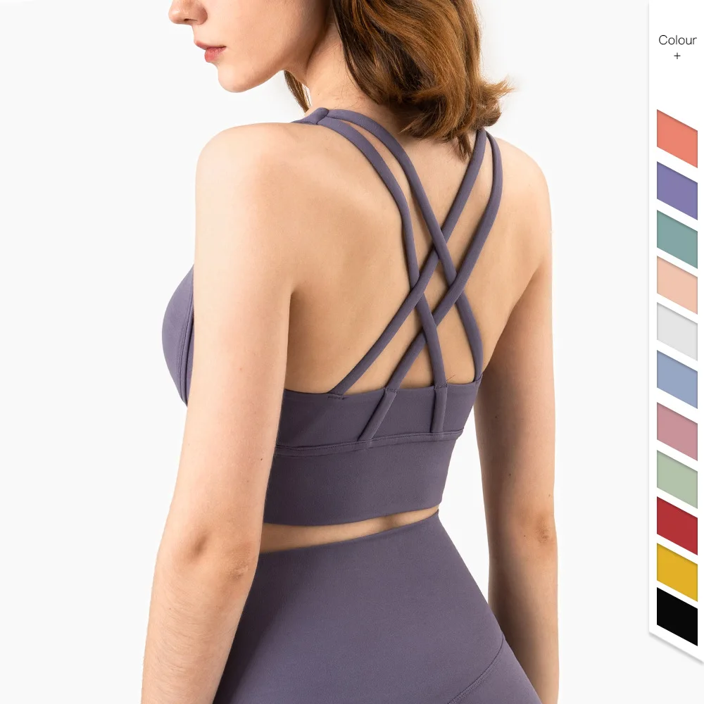 Yoga Fitness Body - Atasan Bra olahraga wanita, pakaian atasan