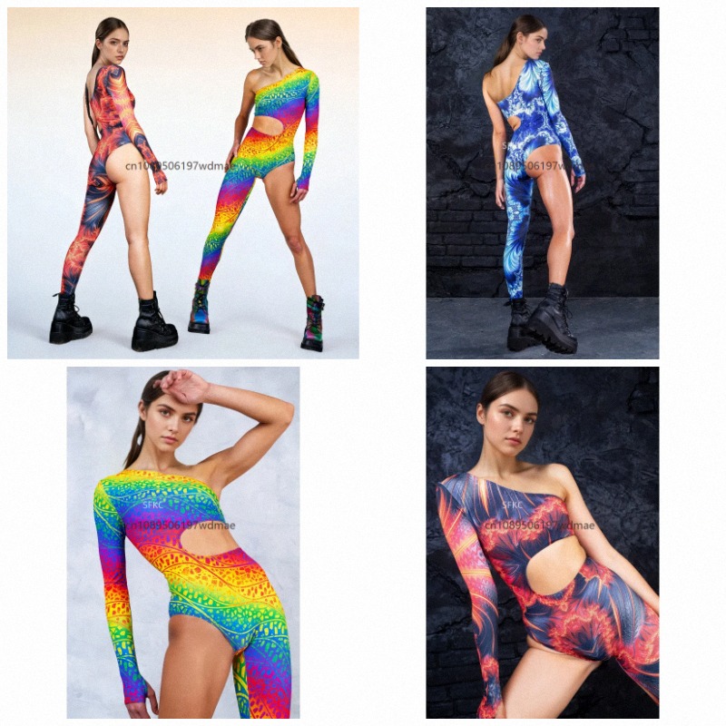 Yoga Fitness Music - Festival Musik Wanita Jumpsuit Potongan Satu