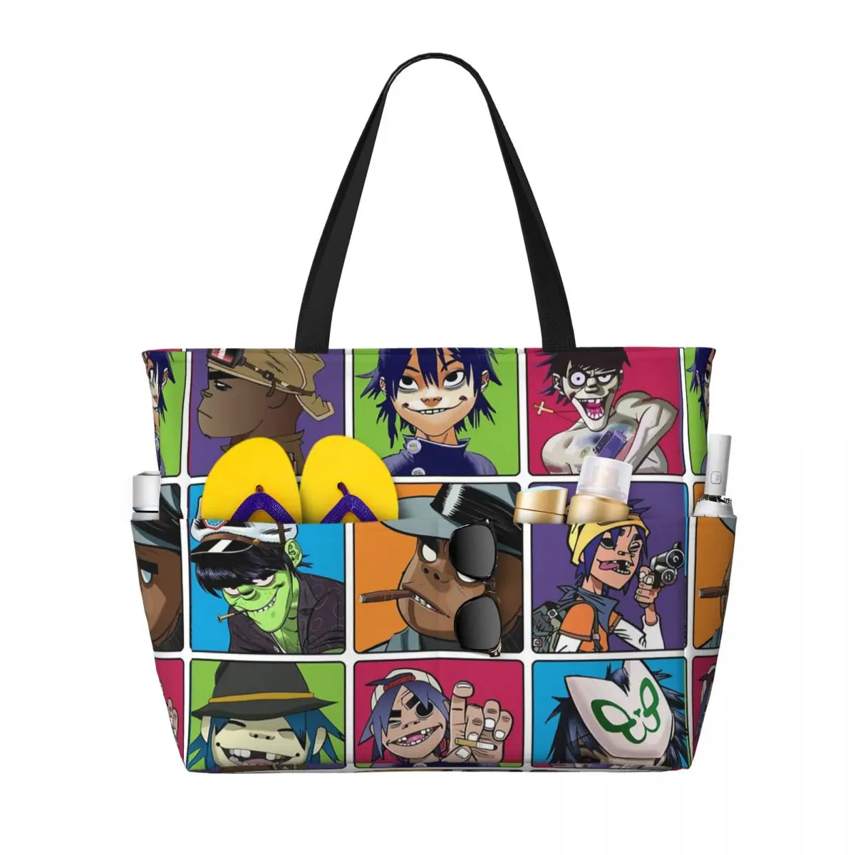 Yoga Fitness Music - Tas Tote Pantai Gorillaz, Tas Olahraga