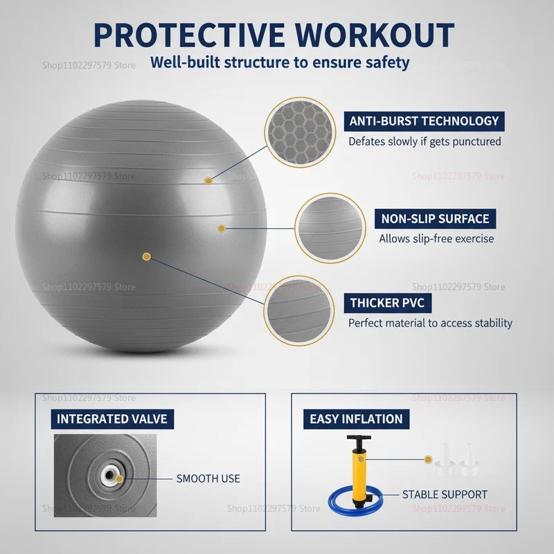 Bola Yoga Anti-Pecah dengan Po - Bosu Ball Balance ulasan dan harga