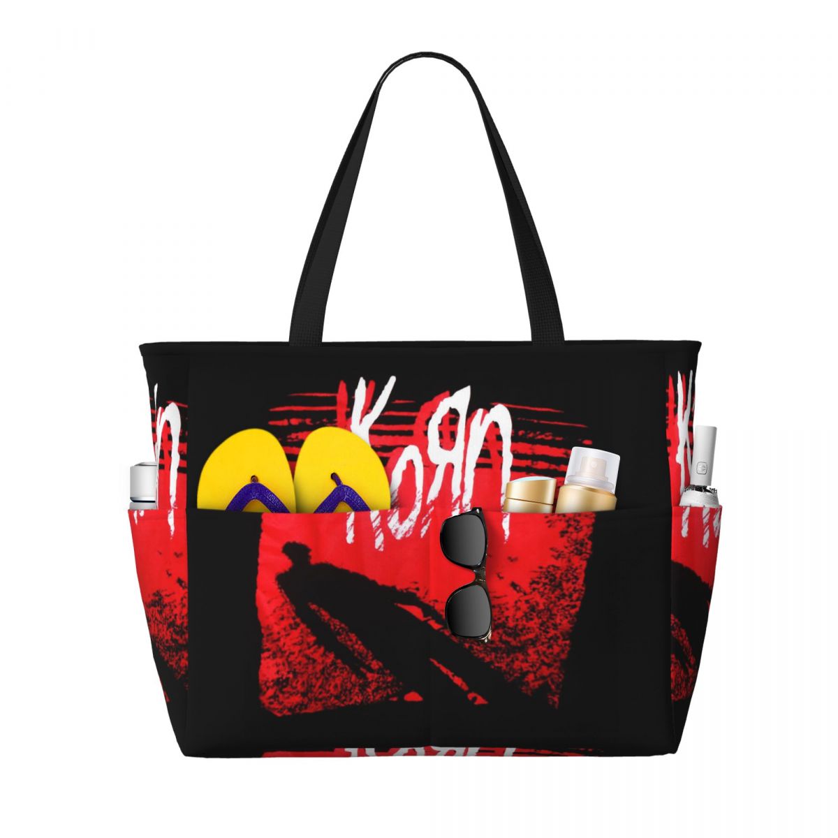 Tas Tote Pantai Musik Rock Met - Yoga Fitness Music ulasan dan harga