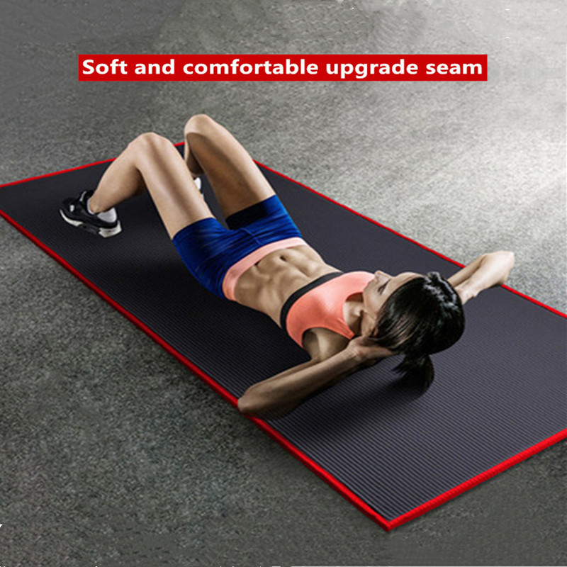 Matras Yoga Anti-Selip 10mm 18 - Gym Floor Mats ulasan dan harga