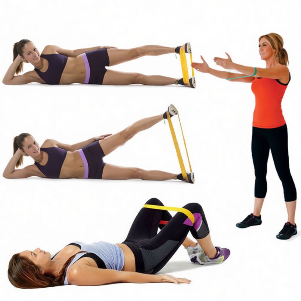 Pita Latihan Tahanan TPE Serba - Yoga Fitness Gear ulasan dan harga