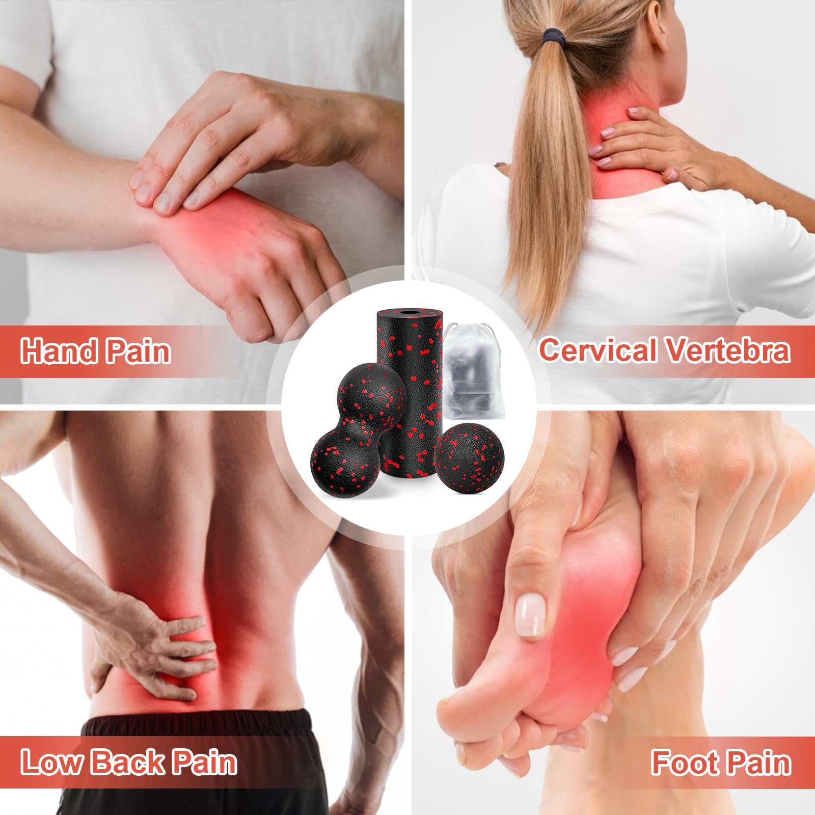 Set rol Yoga berongga pijat bo - Yoga Fitness Body ulasan dan harga