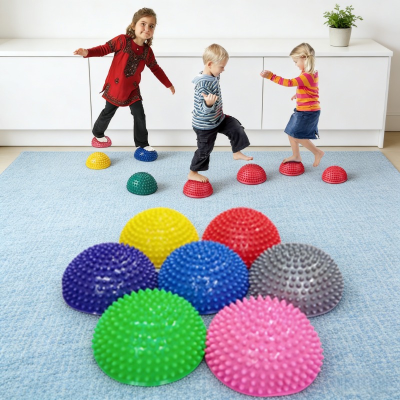 1pcs Bola Yoga 16cm PVC Tiup P - Bosu Ball Balance ulasan dan harga