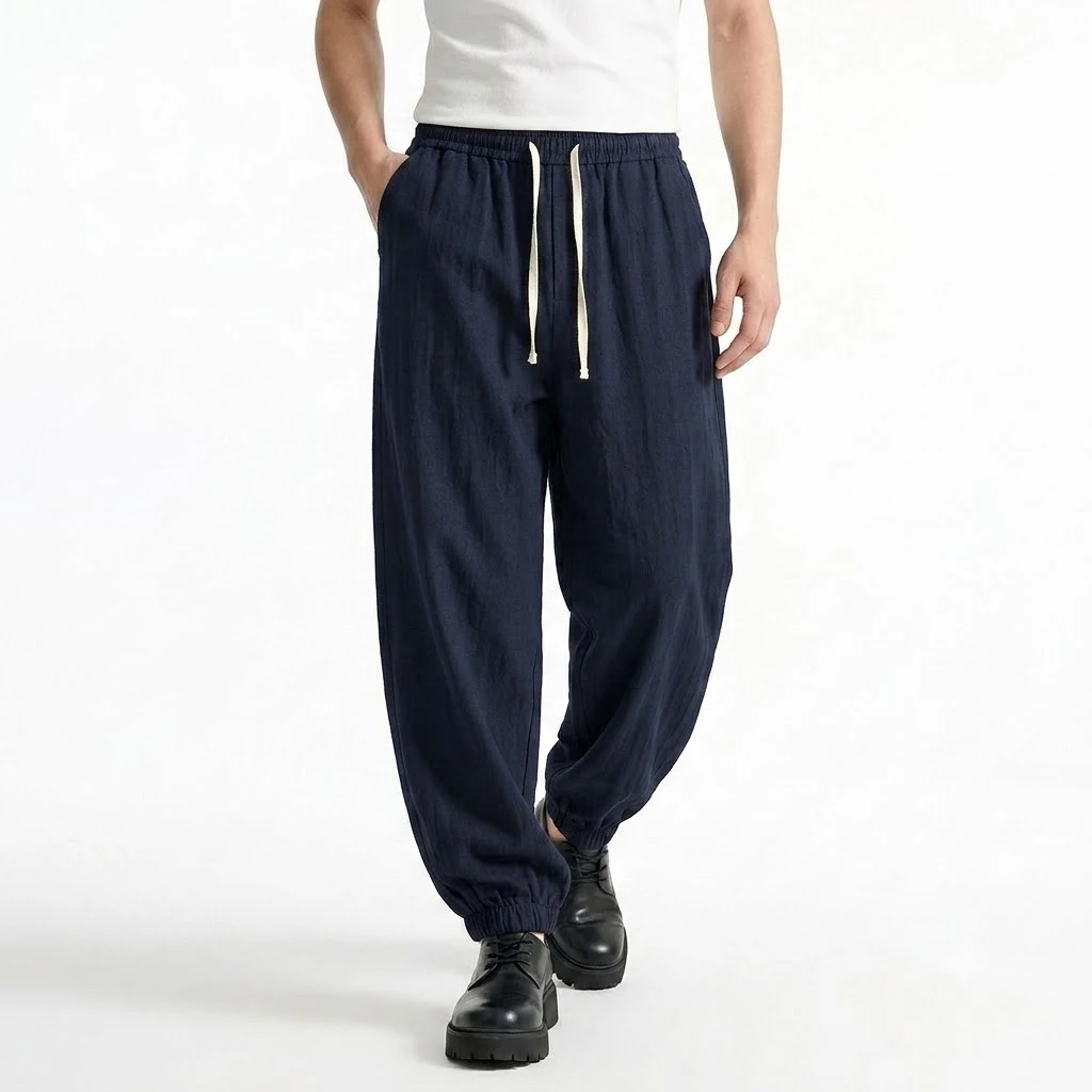 Celana Kasual Pria Model Longg - Yoga Fitness For Men ulasan dan harga