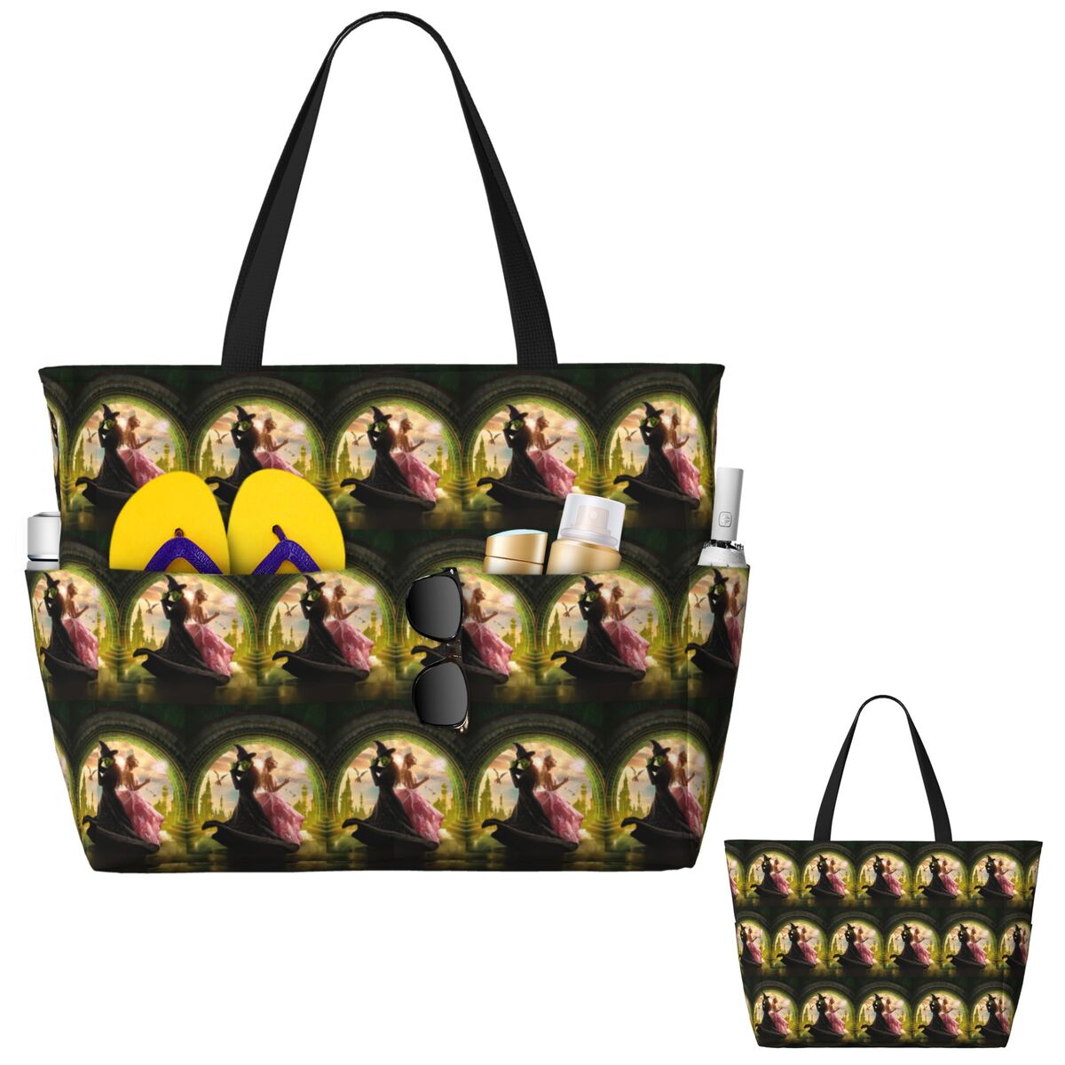 Tas Tote Pantai Wicked Musical - Yoga Fitness Music ulasan dan harga