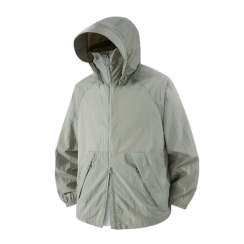 Jaket Tabir Surya Ringan Berna - Yoga Fitness For Men ulasan dan harga