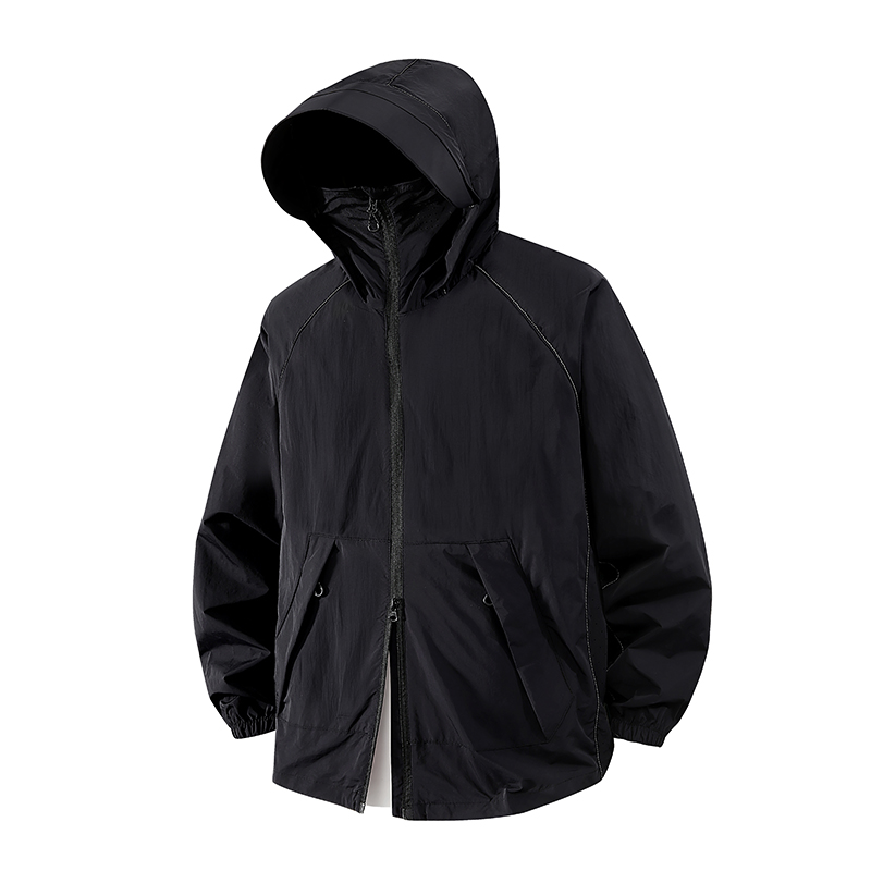 Jaket Tabir Surya Ringan Berna - Yoga Fitness For Men ulasan dan harga