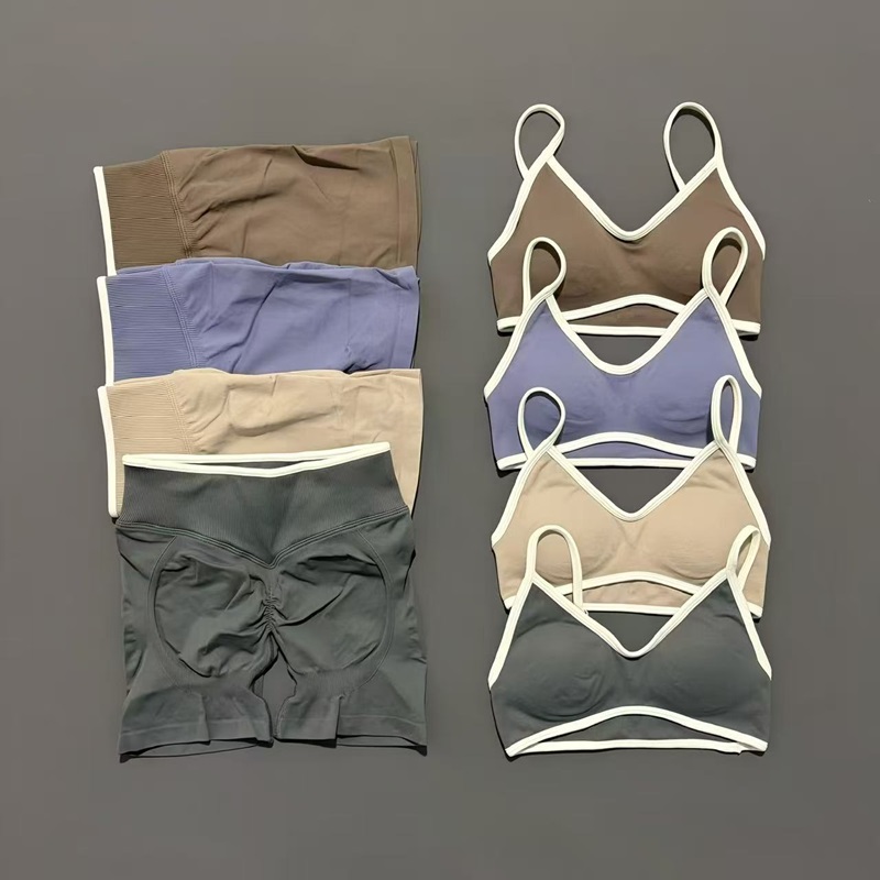 2 Pcs Set Bra Yoga Pendek Wani - Ignite Yoga Fitness ulasan dan harga