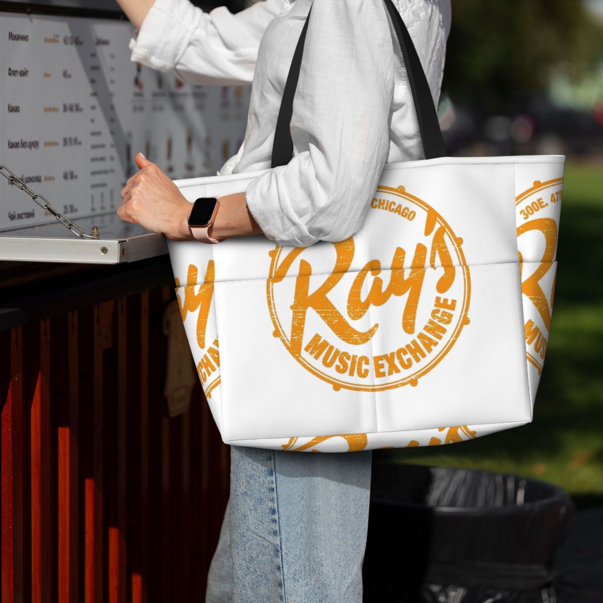 Tas Tote Pantai Ray's Music Ex - Yoga Fitness Music ulasan dan harga