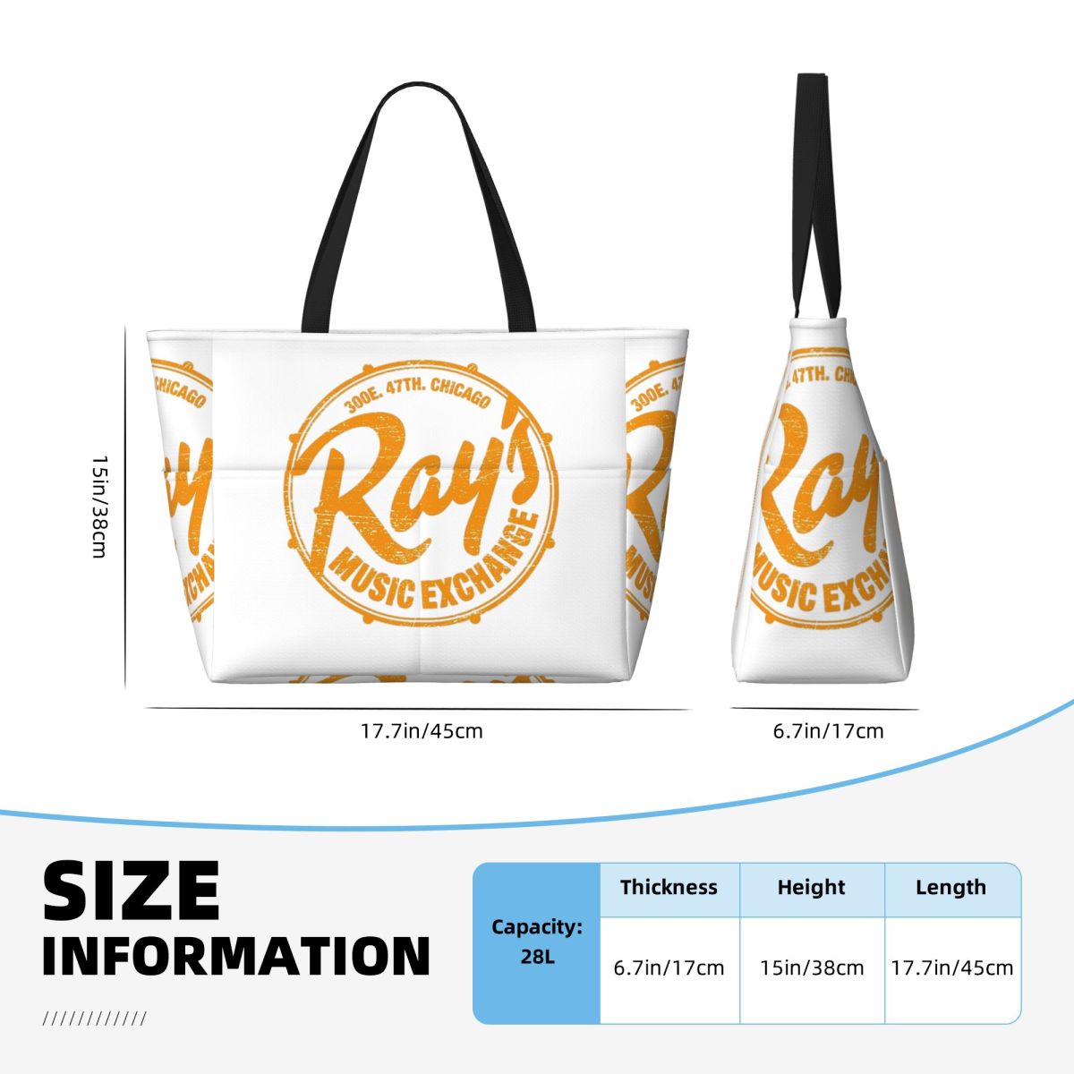 Tas Tote Pantai Ray's Music Ex - Yoga Fitness Music ulasan dan harga