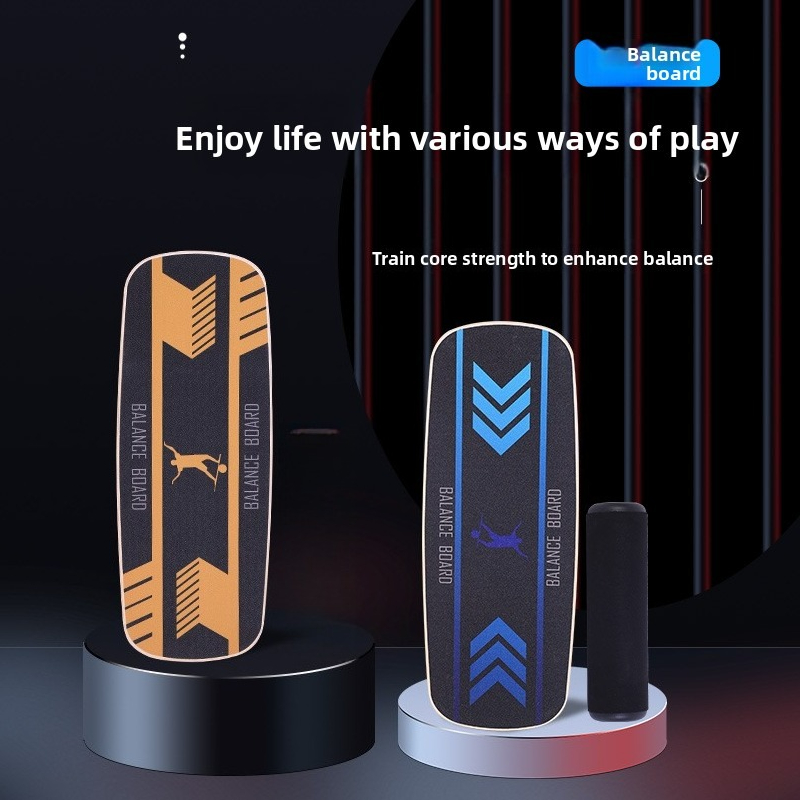 Papan Keseimbangan Kayu dengan - Yoga Fitness Gear ulasan dan harga