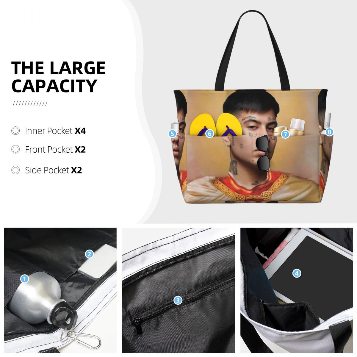 Tas Pantai Duki Rapper Rocksta - Yoga Fitness Music ulasan dan harga