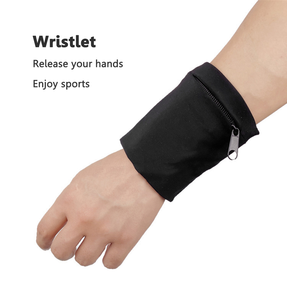 Tas Lengan Lari Ritsleting Dom - Wrist Wraps Fitness ulasan dan harga